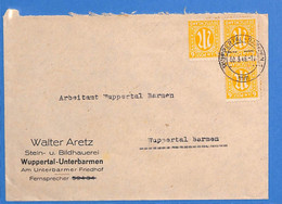 Allemagne Bizone 1946 Lettre De Wuppertal (G12864) - Autres & Non Classés