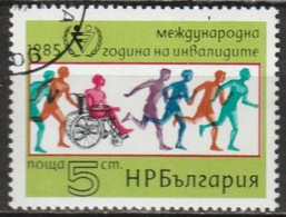 Bulgarien 1985 Mi-Nr.3436  O Gestempelt Internationales Jahr Der Behinderten ( C270) - Gebraucht