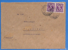 Allemagne Bizone 1946 Lettre De Wuppertal (G12870) - Sonstige & Ohne Zuordnung