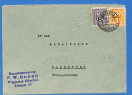 Allemagne Bizone 1946 Lettre De Wuppertal (G12871) - Andere & Zonder Classificatie