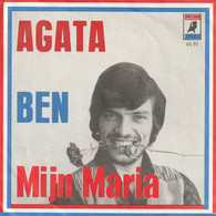 * 7" *  BEN CRAMER - AGATA (Holland 1971 EX-) - Other - Dutch Music