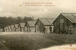 St Pierre église * Les Baraquements - Saint Pierre Eglise