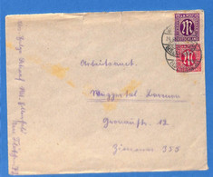 Allemagne Bizone 194.. Lettre De Wuppertal (G12895) - Other & Unclassified