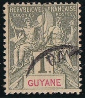 Guyane N°42 - Oblitéré - TB - Gebruikt