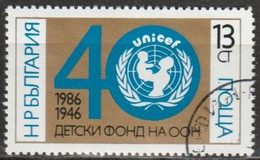 Bulgarien 1986 Mi-Nr.3438  O Gestempelt 40 Jahre Kinderhilfswerk Der UNO ( C 271) - Gebraucht