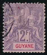 Guyane N°48 - Oblitéré - TB - Gebraucht