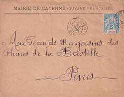 Guyane N°35 Sur Lettre - TB - Storia Postale