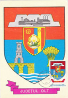 W8024- OLT COUNTY COAT OF ARMS, MAXIMUM CARD, 1978, ROMANIA - Otros & Sin Clasificación