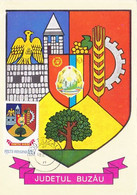 W8029- BUZAU COUNTY COAT OF ARMS, MAXIMUM CARD, 1978, ROMANIA - Otros & Sin Clasificación