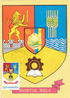 W8032- DOLJ COUNTY COAT OF ARMS, MAXIMUM CARD, 1978, ROMANIA - Otros & Sin Clasificación