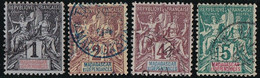 Madagascar N°28/31 - Oblitéré - TB - Used Stamps