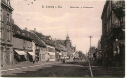 St LUDWIG - BAHNHOF STRASSE U. HÜNINGERSTR.  - - Saint Louis