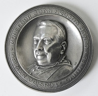 Mons. Juan Agustin Boneo - Grande Medaglia Argento Santa Fe’. Retro: Stemma 1918 Gr..88,5 Diametro Mm.60. - Monarchia/ Nobiltà