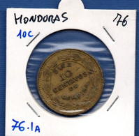 HONDURAS - 10 Centavos 1976 -  See Photos -  Km 76.1a - Honduras