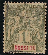 Nossi-Bé N°39 - Oblitéré - Pelurage Sinon TB - Used Stamps