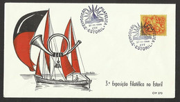 Portugal Cachet Commémoratif  Expo Philatelique Estoril Cascais 1966 Event Postmark Philatelic Expo - Postal Logo & Postmarks