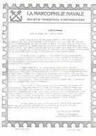 La Marcophilie Navale, Cinq Bulletins Réunis 1987 Et 1889   60 Pages - Französisch (ab 1941)