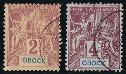 Obock N°33/34 - Oblitéré - TB - Used Stamps