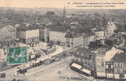 CPA FRANCE - 87 - LIMOGES - Vue Générale De La Place Haute Vienne Et Perspective Du Boulevard Louis Blanc - - Limoges