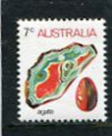 AUSTRALIA - 1973  7c  AGATE  MINT NH - Mint Stamps