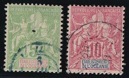 Océanie N°14/15 - Oblitéré - TB - Used Stamps