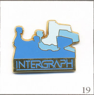 Pin's Bureautique Et Informatique - “Intergraph“ Société Services Et Editeur De Logiciels. Est. Edena B. Zamac. T914-19 - Informatique