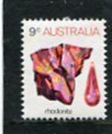 AUSTRALIA - 1973  9c  RHODONITE  MINT NH - Mint Stamps