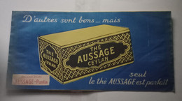 Chapeau Papier Thé Aussage Ceylan Production Aussage à Pantin Au Dos Poivrossage Le Seul Etui-Poivrière Breveté B.Etat - Advertising