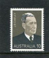 AUSTRALIA - 1975  10c  CHIFLEY  MINT NH - Mint Stamps