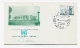 3729    Carta  Buenos Aires 1960, Confe. Condicion Juridica Y Social De La Mujer - Brieven En Documenten