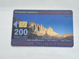 Macedonia-(MK-MAT-0044)-Mountain Kuklici-(22)-(5/02)-(200units)-(00589017)-tirage-80.000+1card Prepiad Free - North Macedonia