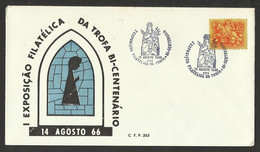 Portugal Cachet Commémoratif  Expo Philatelique Trofa 1966 Event Postmark Philatelic Expo - Postal Logo & Postmarks