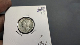 UNITED STATES DIME 1942D KM# 140 - Mercury Dime (G#44-13) - 1916-1945: Mercury (Mercure)