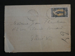 BL11  CAMEROUN BELLE LETTRE 1922 PETIT BUREAU YOKADOUMA  A PARIS FRANCE +FEMME BAKALOI SURCHARGE + - Brieven En Documenten