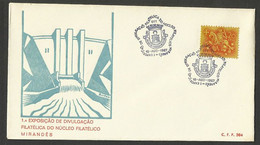 Portugal Cachet Commemoratif Expo Philatelique Miranda Do Douro Barrage 1967 Philatelic Expo Event Pmk Dam - Maschinenstempel (Werbestempel)