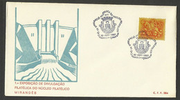 Portugal Cachet Commemoratif Expo Philatelique Miranda Do Douro Barrage 1967 Philatelic Expo Event Pmk Dam - Postal Logo & Postmarks