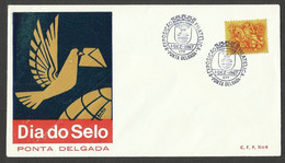 Portugal Cachet Commémoratif  Journée Du Timbre Expo 1967 Ponta Delgada Açores Azores Event Postmark Stamp Day - Flammes & Oblitérations