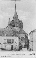 Fresnay Sur Sarthe      72       L'Eglise. Café Loison . Enseigne Machines A Coudre Cycles Photographies    (voir Scan) - Sonstige & Ohne Zuordnung