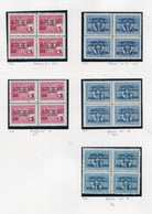 1947 - AMMINISTRAZIONE  MILITARE JUGOSLAVA - Unif: (67+68+69+70+72) X3-  LH -  (W028.....) - Occup. Iugoslava: Trieste