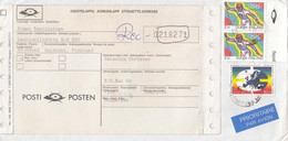 Finland 009/1992 - Letter Registred+priority From Helsinki To Sofia(Bulgaria) - Brieven En Documenten