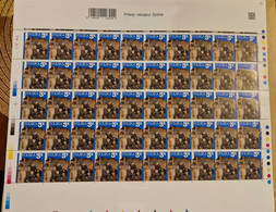 Poland 2022 / Poles Rescuing Jews, Bronisława And Adam Kowalski Family, Judaica, II World War / MNH** Full Sheet - Fogli Completi