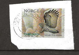 Norway 2018  Bird, Bear Owl (Strix Nebulosa) - Lappugle  Mi 1959 Cancelled(o), On Paper - Neufs