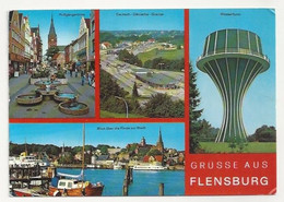 DE.- GRUSSE AUS FLENSBURG. WASSERTURM. - Souvenir De...