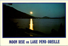 Idaho Moon Rise On Lake Pend Oreille - Autres & Non Classés