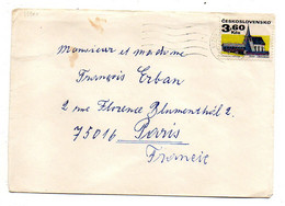 Tchécoslovaquie- 2 Lettres  Pour PARIS -75 ( France )....timbres Seuls  Sur Lettre ..cachet... - Sonstige & Ohne Zuordnung