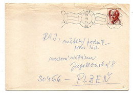 Tchécoslovaquie-1973--Entier De PLZEN  Pour PLZEN ..cachet... - Enveloppes