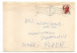 Tchécoslovaquie-1973--Entier De PLZEN  Pour PLZEN ..cachet... - Buste