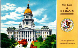 Illinois Springfield State Capitol Building And State Seal - Springfield – Illinois