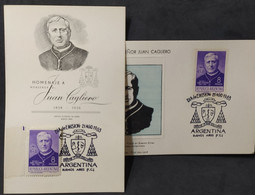 Día De Emisión - Monseñor Juan Cagliero X 2 – 21/8/1965 - Argentina - Booklets