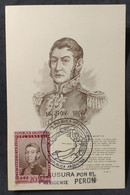 Día De Emisión - 15/11/1950 - Exposición Filatélica Internacional - Centenario De La Muerte Del Gral. José De San Martín - Postzegelboekjes